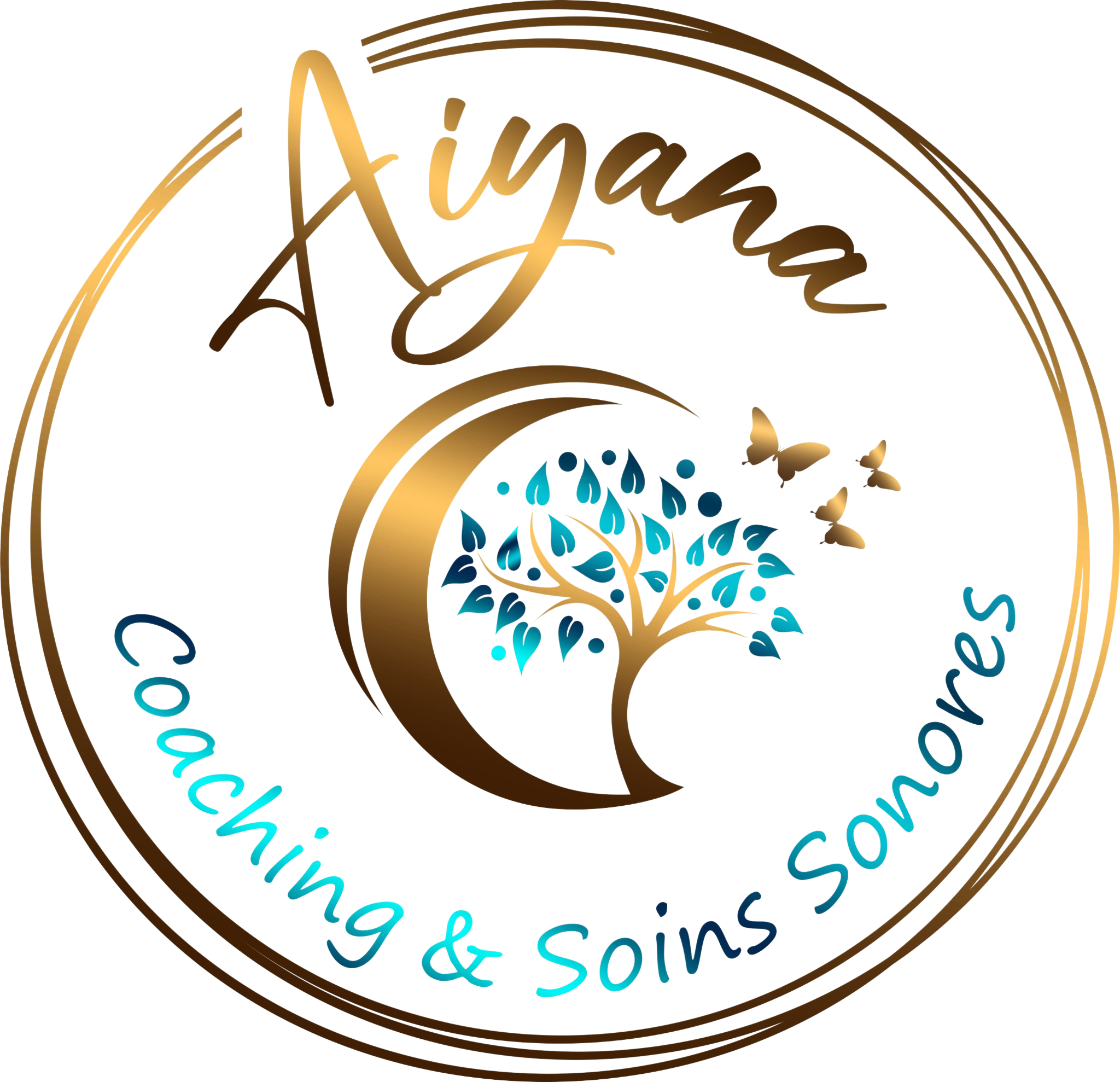 Logo Aiyana4you Coaching holistique par Catherine Vaudano, soins sonores et désencombrement conscient en Suisse romande pour libérer stress, émotions et blocages.